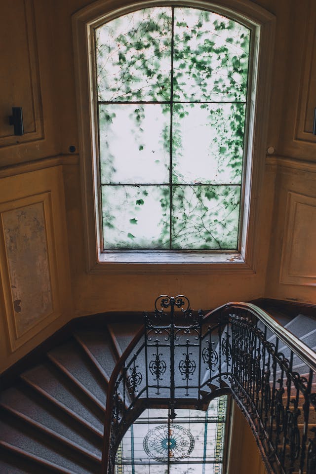 The inside of a historic home with a mold problem